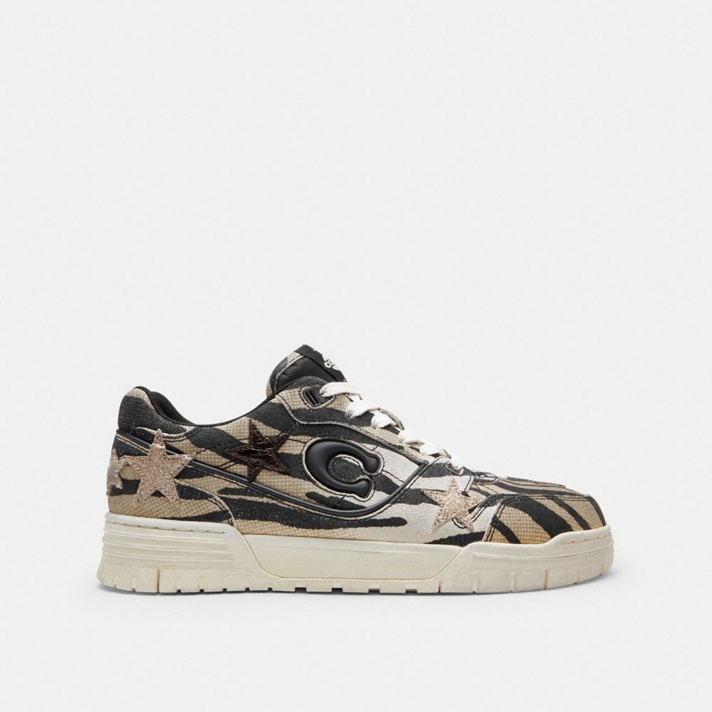 Women's Coach Soho Sneaker With Stars Tiger Multi