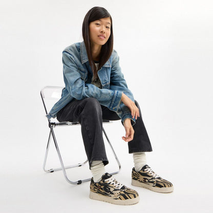 Women's Coach Soho Sneaker With Stars Tiger Multi