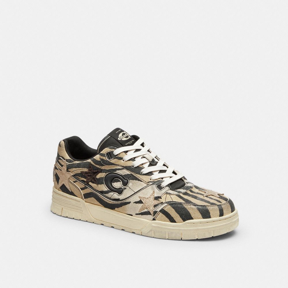 Men's Coach Soho Sneaker With Stars Tiger Multi