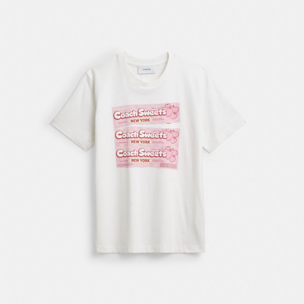 Coach Sweets Classic T Shirt Vintage Ivory