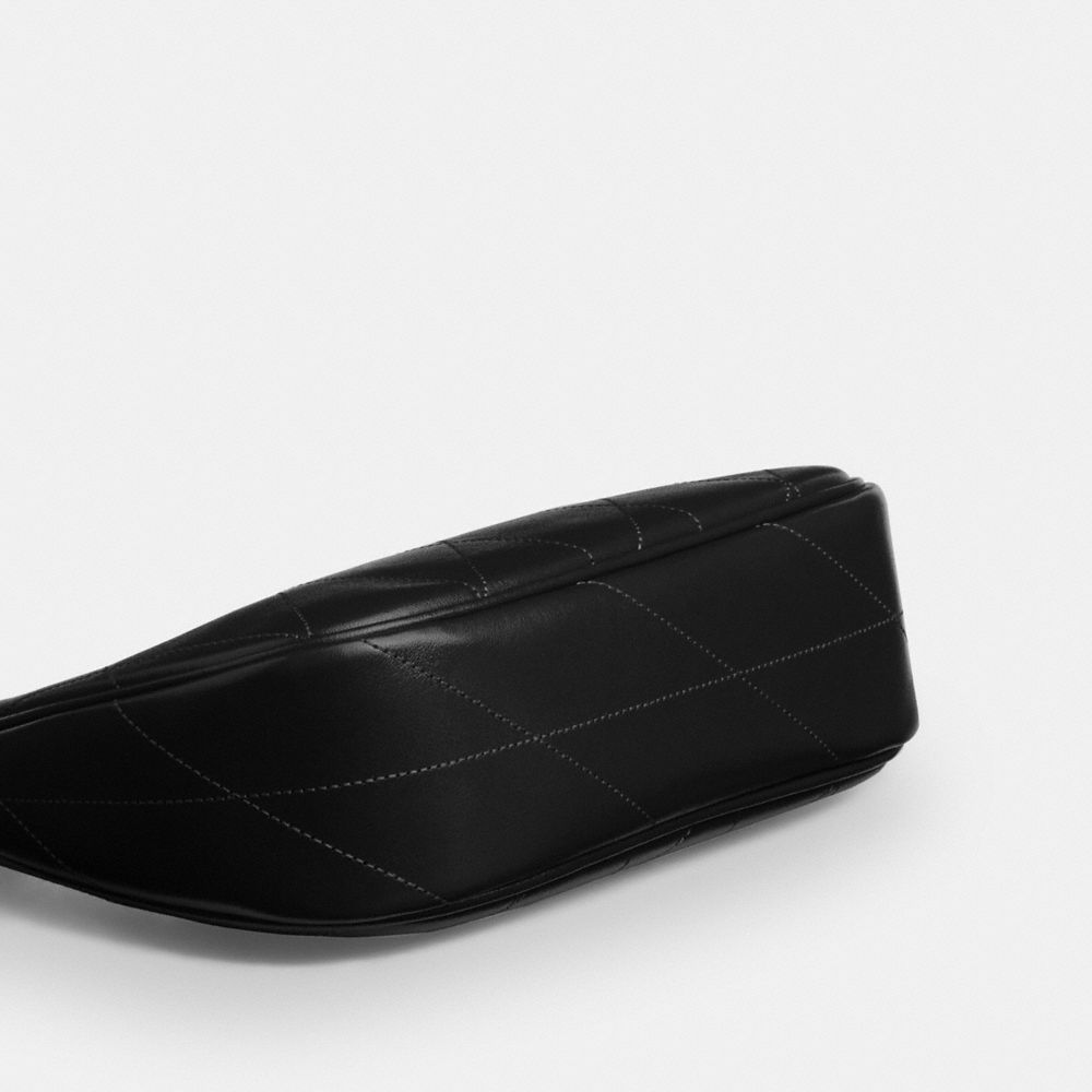 Coach Teri Mini Crossbody Bag With Quilting Gold Black