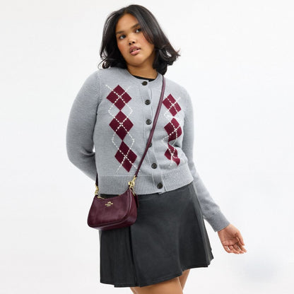 Coach Teri Mini Crossbody Bag With Quilting Gold