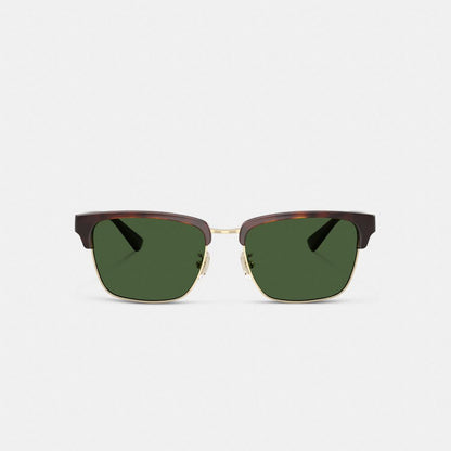 Coach Coach Script Square Sunglasses Dark Tortoise