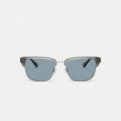 Coach Coach Script Square Sunglasses Matte Grey