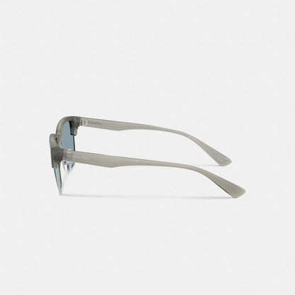 Coach Coach Script Square Sunglasses Matte Grey