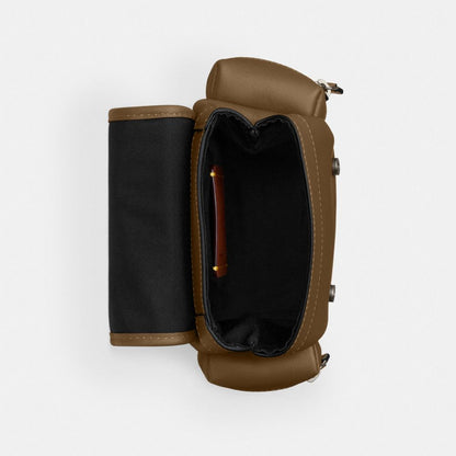 Coach Sprint Sling Pack Gunmetal Green