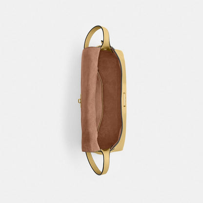 Coach Chelsea Shoulder Bag 30 Brass Vanilla