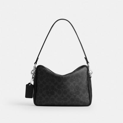 Coach Dakota Crossbody Bag In Signature Canvas Black Signature