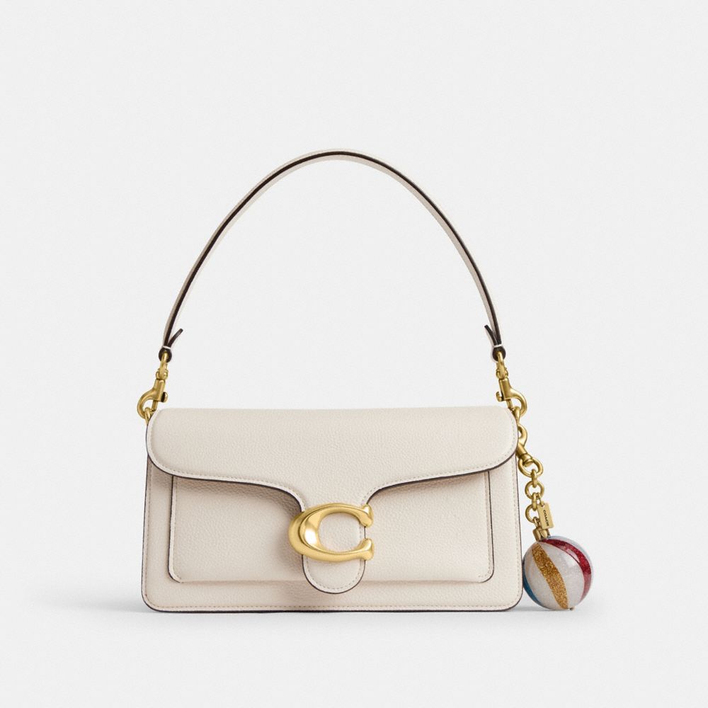 Coach Ornament Bag Charm Brass Multi