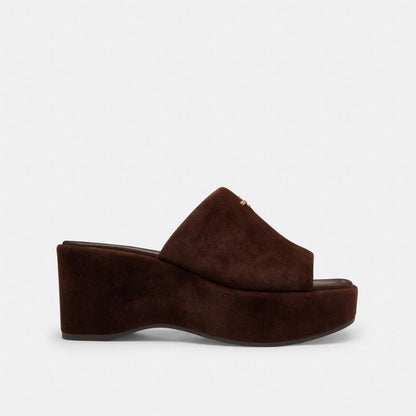 Coach Phoebe Platform Sandal Maple