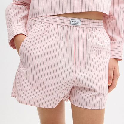 Coach Boxer Shorts Pink Multi
