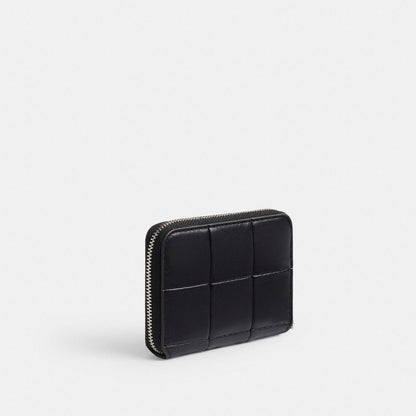 Coach Zip Around Wallet In Upcrafted Leather Black