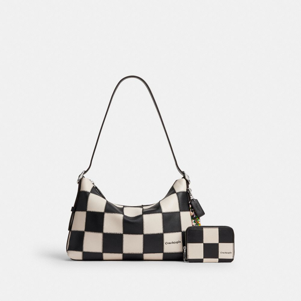 Coach Alter/Ego Zip Around Wallet Black Chalk
