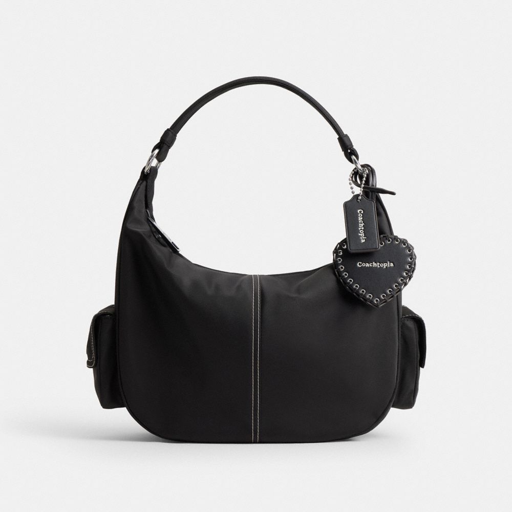 Coach Cargo Shoulder Bag Black