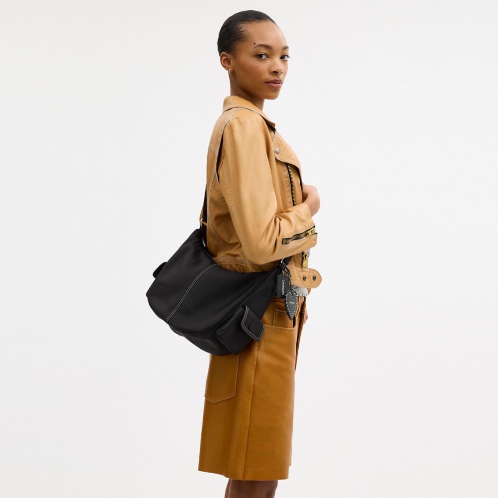 Coach Cargo Shoulder Bag Black