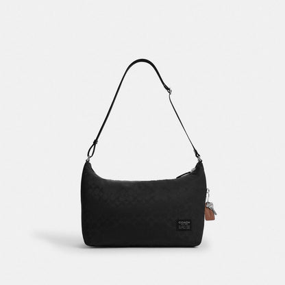 Coach Leo Crossbody In Signature Nylon Black