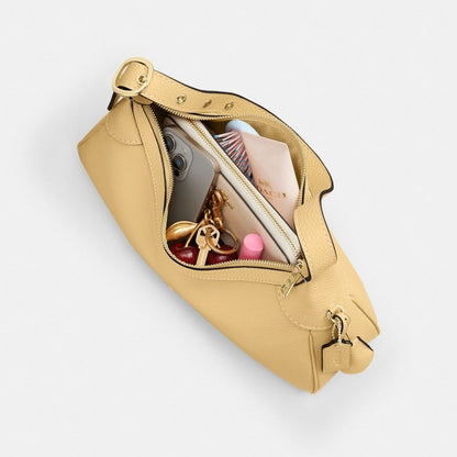 Coach Ella Small Shoulder Bag Gold Soft Yellow