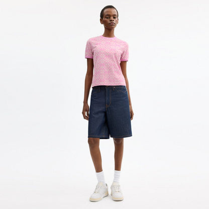 Coach Coach | Brain Dead Signature Ringer T Shirt Fuschia