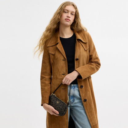 Coach Nolita 19 In Loved Signature Canvas With Charms Gold Brown