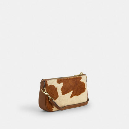 Coach Nolita 19 In Haircalf With Cow Print Gold Cow Multi