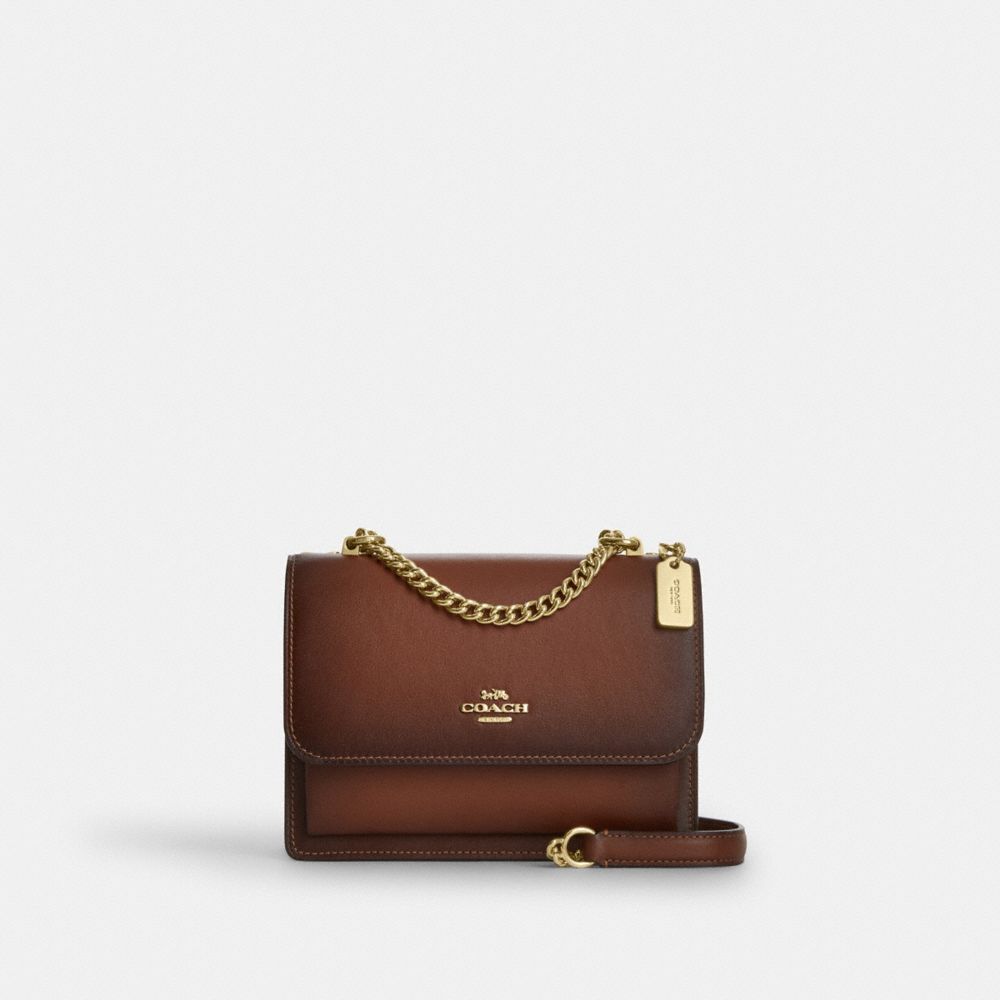 Coach Mini Klare Crossbody Bag Gold Redwood
