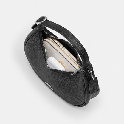 Coach Emily Shoulder Bag Silver Black