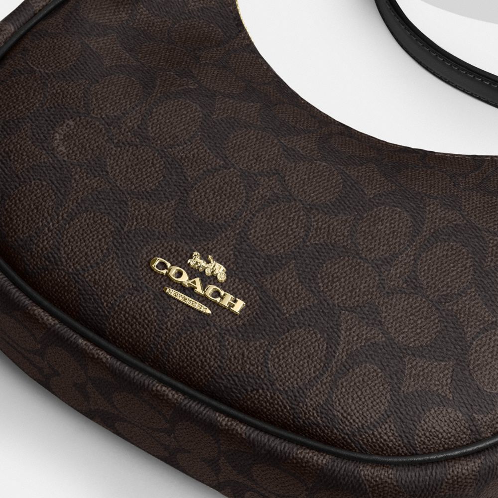 Coach Emily Shoulder Bag In Signature Canvas India | Kicks Machine
