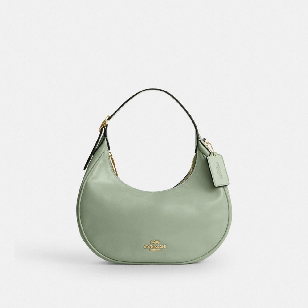 Coach Emily Shoulder Bag Gold Light Pistachio