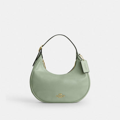 Coach Emily Shoulder Bag Gold Light Pistachio