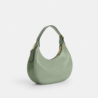 Coach Emily Shoulder Bag Gold Light Pistachio