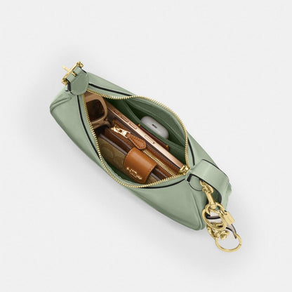 Coach Emily Shoulder Bag Gold Light Pistachio