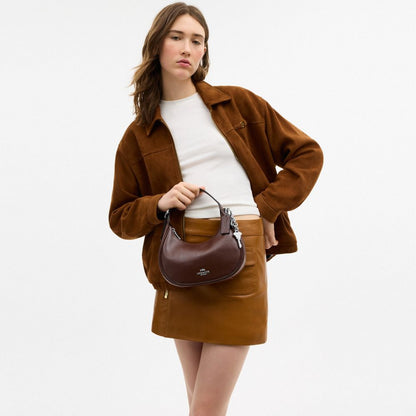 Coach Emily Shoulder Bag Silver Maple