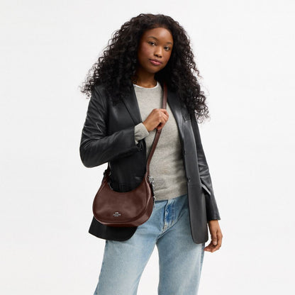 Coach Emily Shoulder Bag Silver Maple