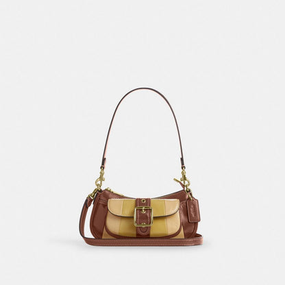 Coach Ashton Mini Shoulder Bag Gold Redwood Multi