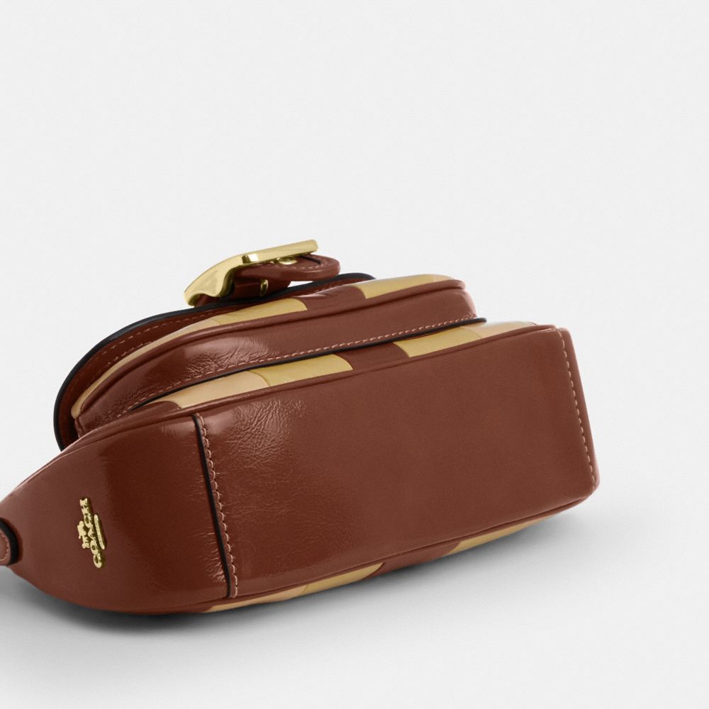 Coach Ashton Mini Shoulder Bag Gold Redwood Multi