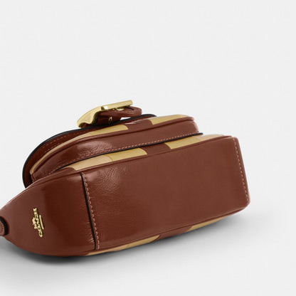 Coach Ashton Mini Shoulder Bag Gold Redwood Multi