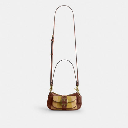 Coach Ashton Mini Shoulder Bag Gold Redwood Multi
