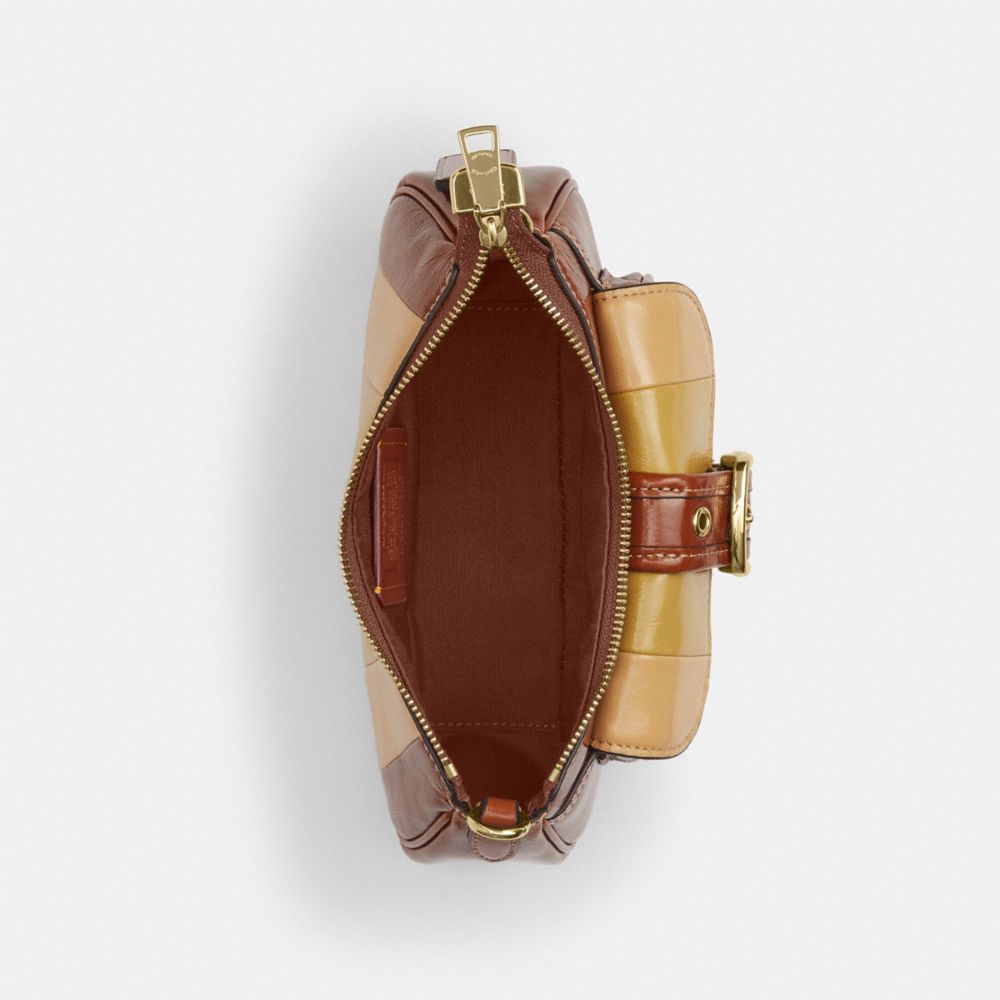 Coach Ashton Mini Shoulder Bag Gold Redwood Multi
