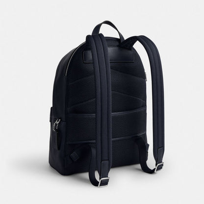 Coach Taylor Backpack In Ombre Signature Canvas Silver Blue