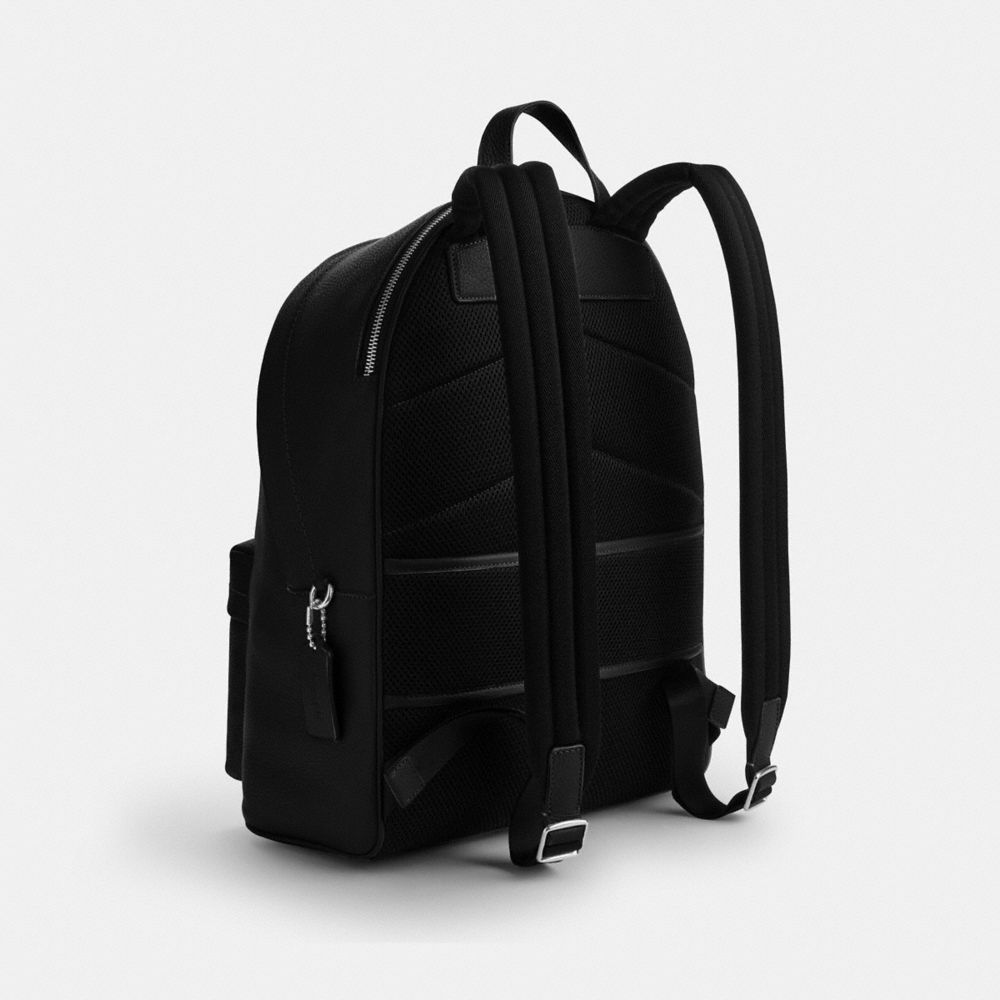 Coach Taylor Backpack Silver Black