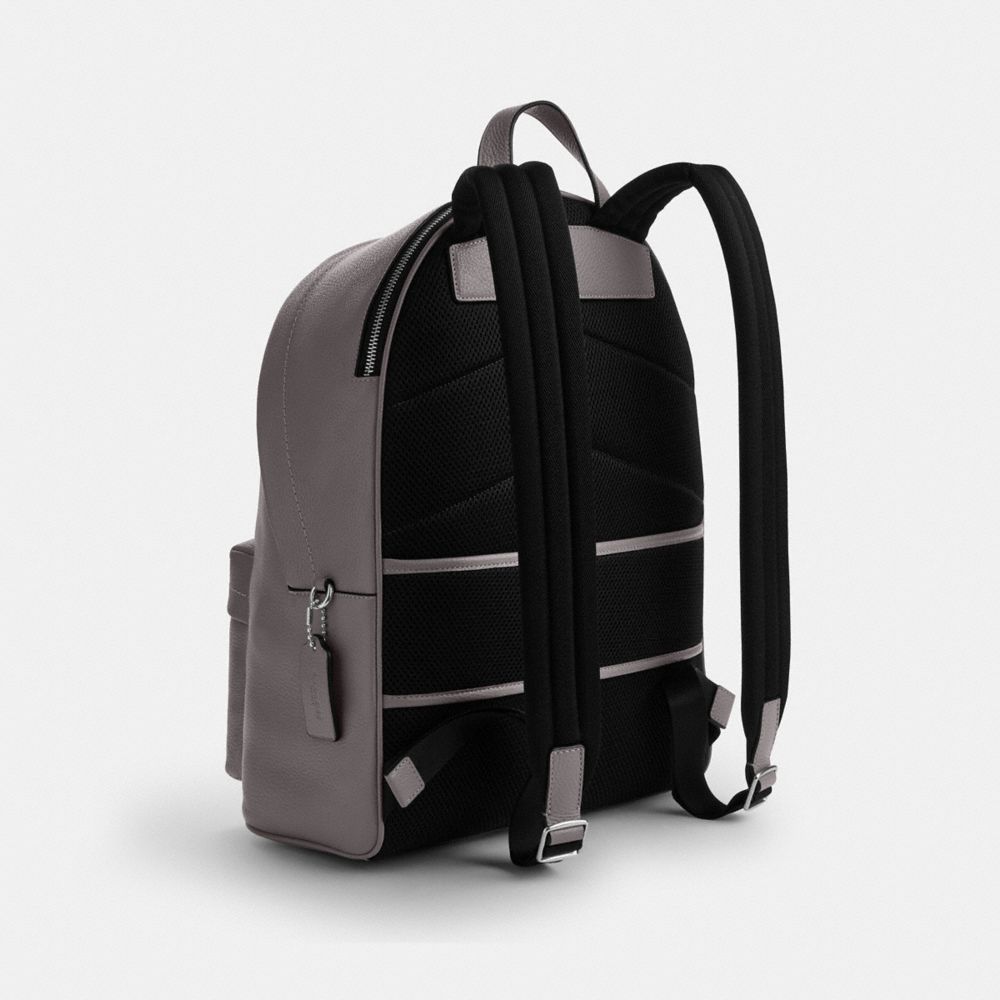 Coach Taylor Backpack Silver Graphite