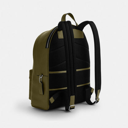 Coach Taylor Backpack Silver Olive
