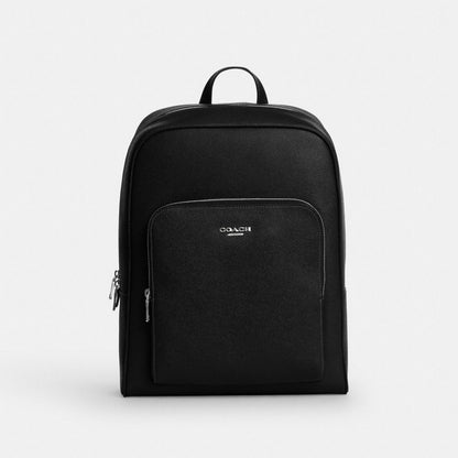 Coach Aiden Backpack Silver Black