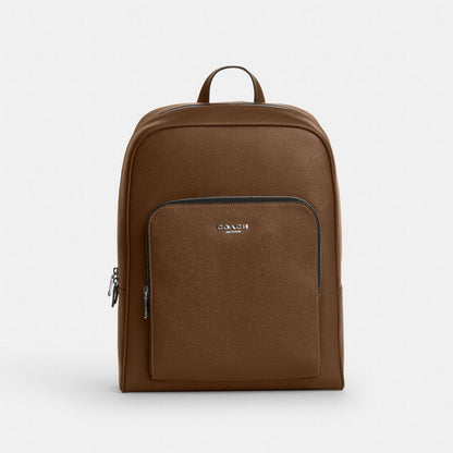 Coach Aiden Backpack Silver Chestnut
