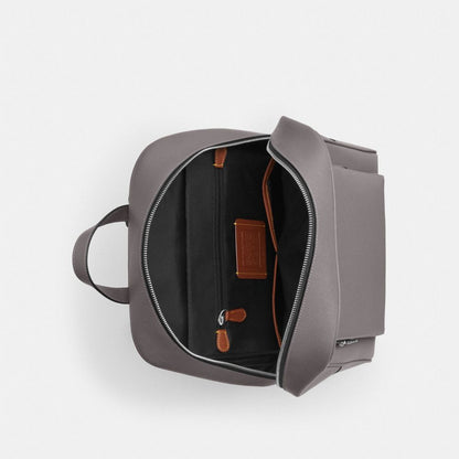 Coach Aiden Backpack Silver Graphite