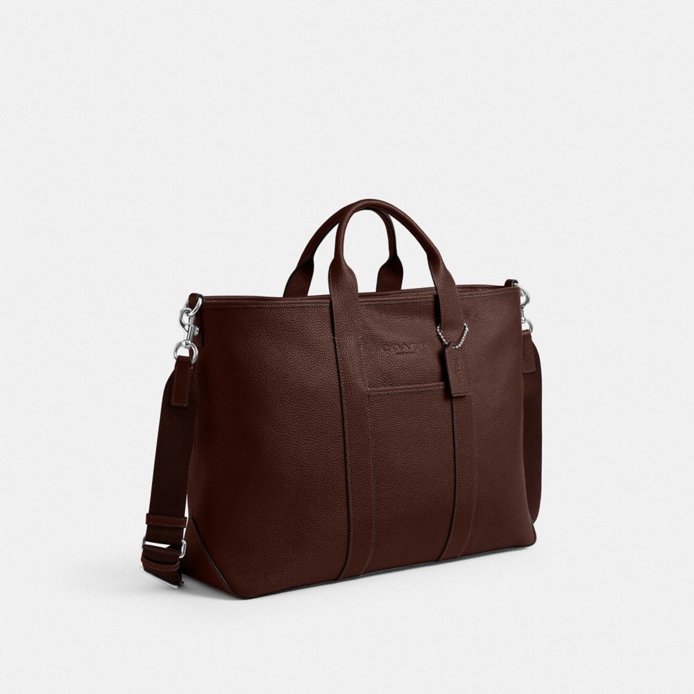 Coach Grayson Tote Bag Silver/Maple
