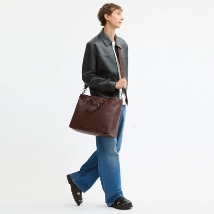 Coach Grayson Tote Bag Silver/Maple