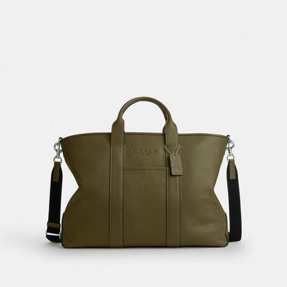 Coach Grayson Tote Bag Silver Olive