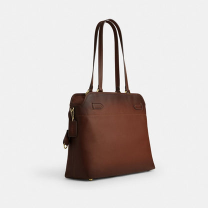 Coach Easton Tote Bag Gold Redwood