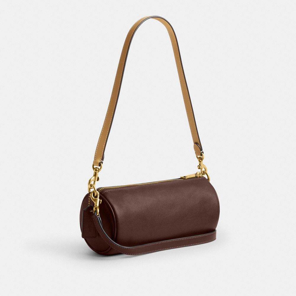 Coach Barrel Bag Brass Maple